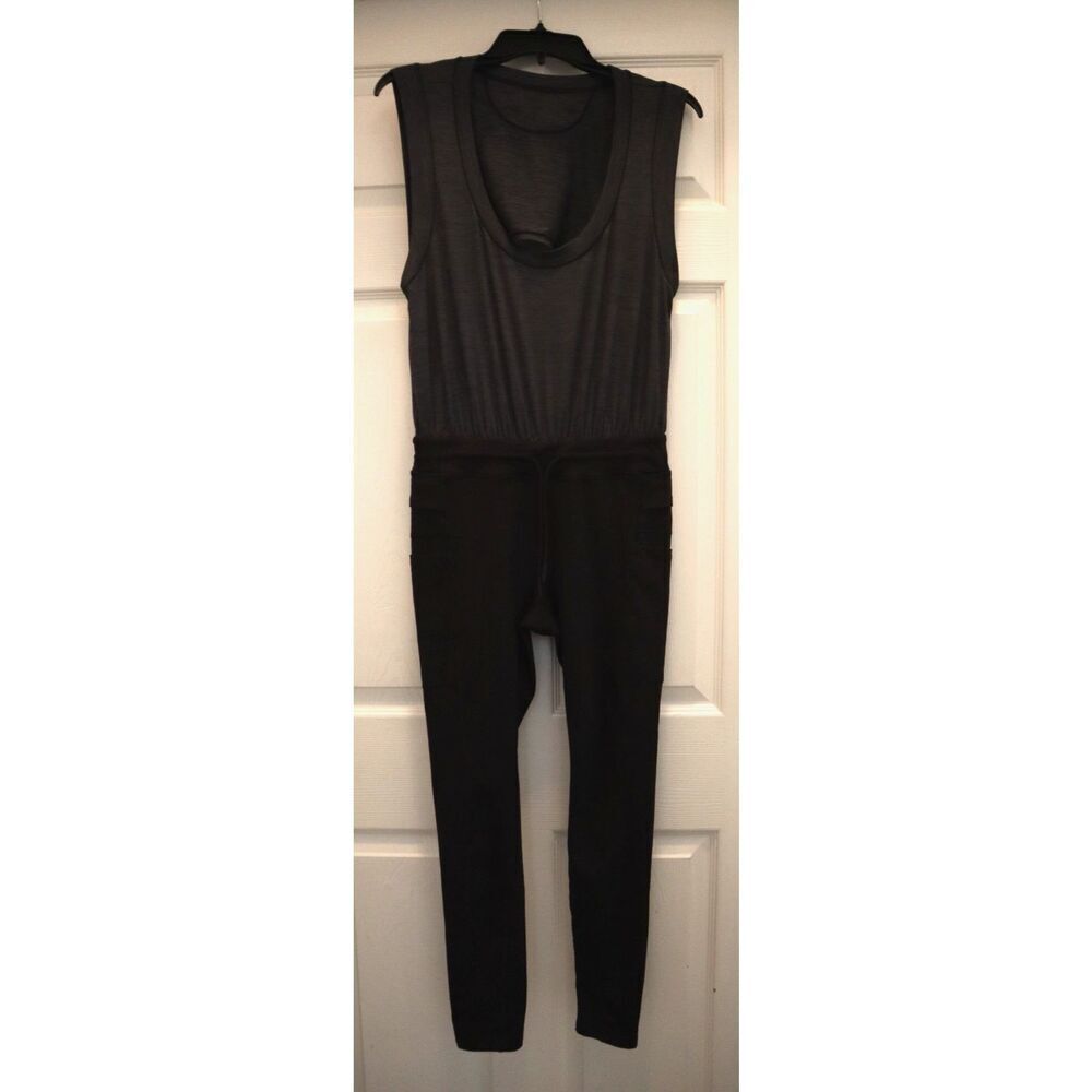 FP Movement OB1697039 Women's Sz S Black Off To The Races 1-Pc Jumpsuit - Picture 1 of 12